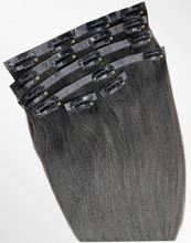Load image into Gallery viewer, Yaki Seamless Virgin Hair Clip In Extensions
