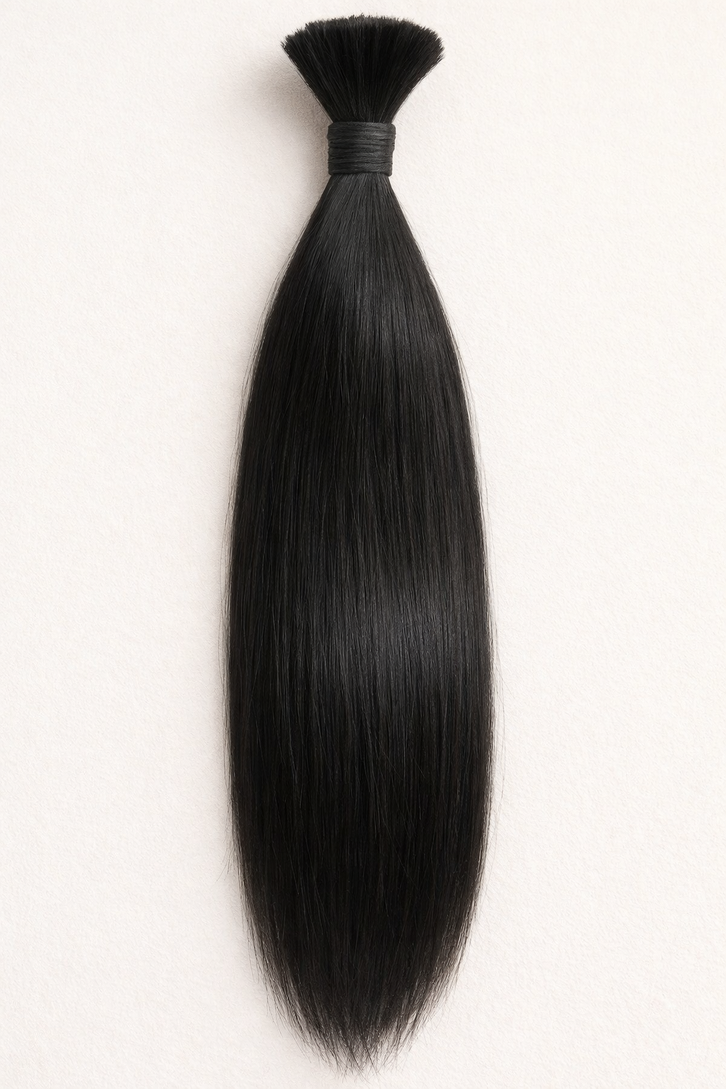Bulk hair for braiding and tip extensions