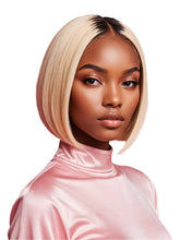 Load image into Gallery viewer, Blonde bob lace closure wig 