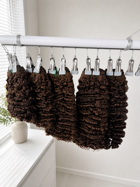 Virgin Burmese curl Bundle Deals chocolate brown