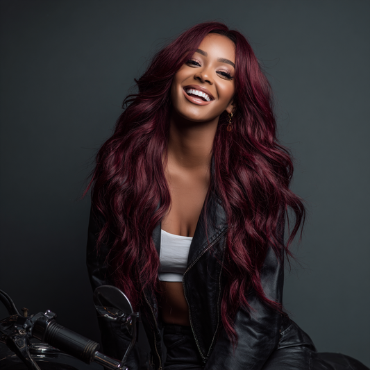 HD Lace Frontal Virgin Hair Wig 13x6 custom coloured 99J Lagos hairline