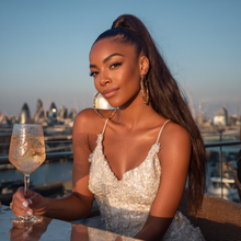 Load image into Gallery viewer, 1b Colour Velcro Virgin Hair Ponytail Hair Extensions Wigs Ldn Wigs London 