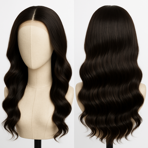 Hd Lace Closure 5x5 Wavy Raw Hair Glueless Wig