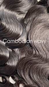 Cambodian wavy raw hair bundle deals