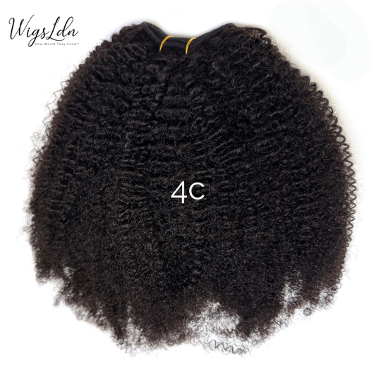 4c texture hair extensions afro hair 