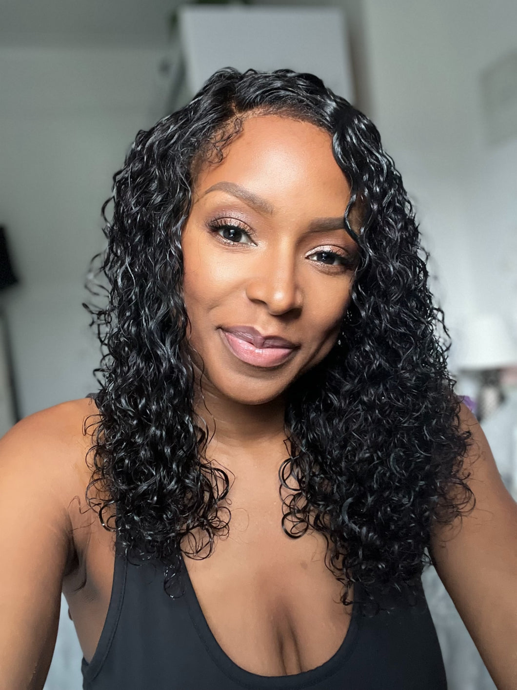 Curly Virgin Hair 4c edges Glueless Wig 5x5 Hd Lace Closure