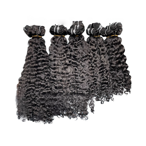 Burmese Curls Raw 100% Human Hair Weft Bundle