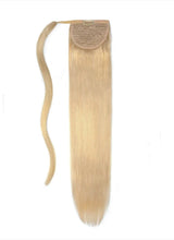 Load image into Gallery viewer, Blonde 613 Velcro Virgin Hair Ponytail Hair Extensions Wigs Ldn Wigs London 1