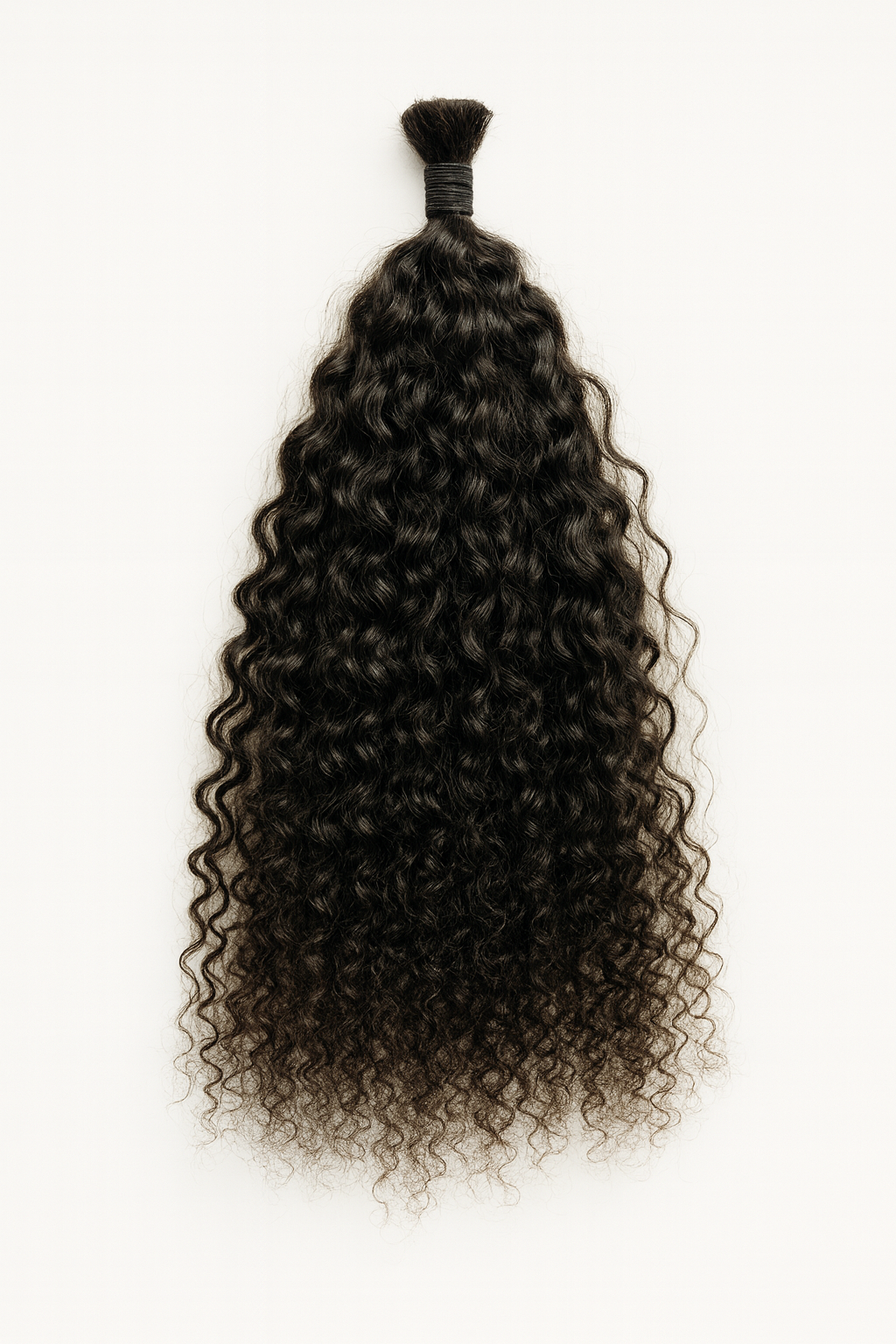 Bulk hair French curly hair texture 