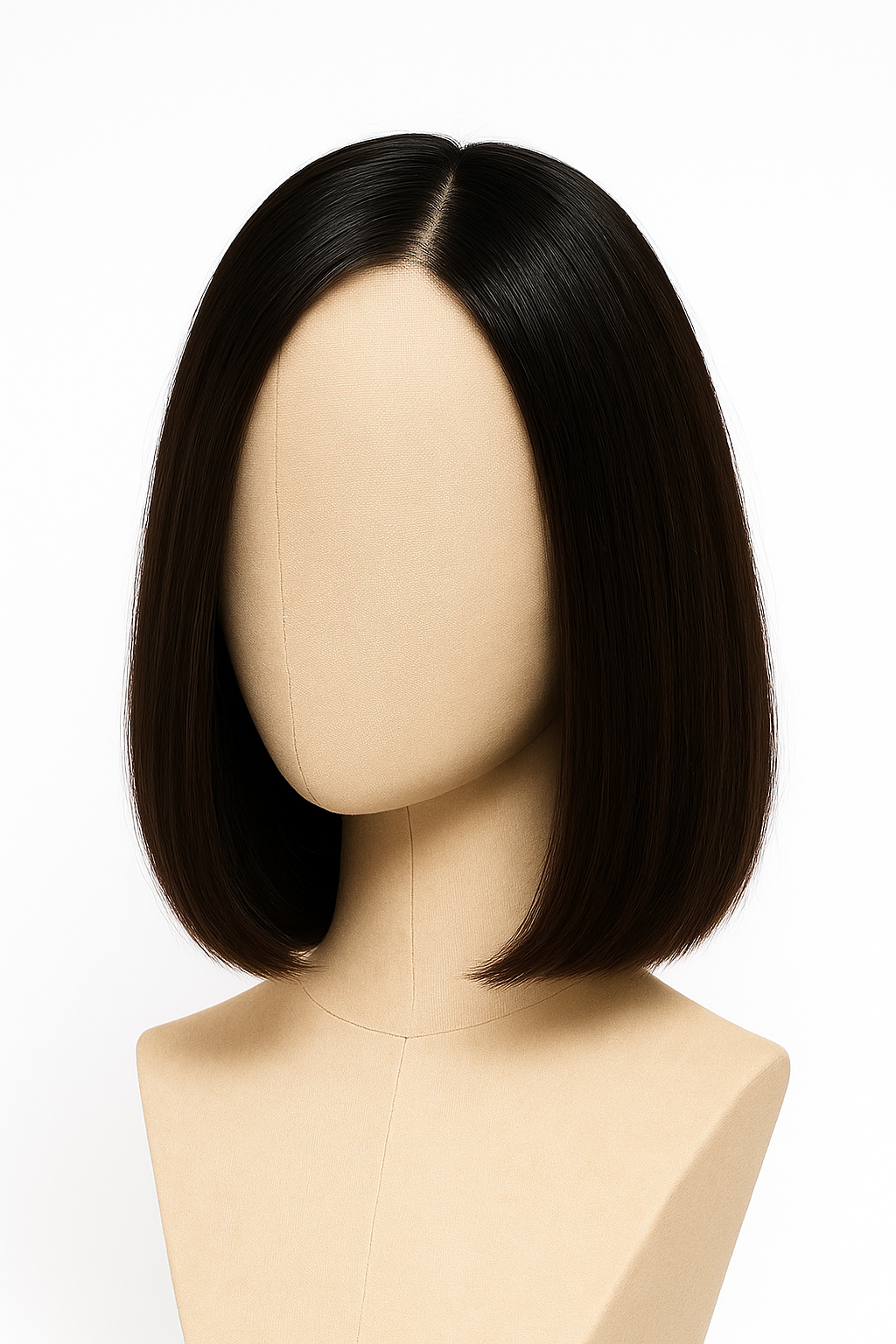 Straight Virgin Hair Bob Glueless customised wig 13x4 HD lace frontal