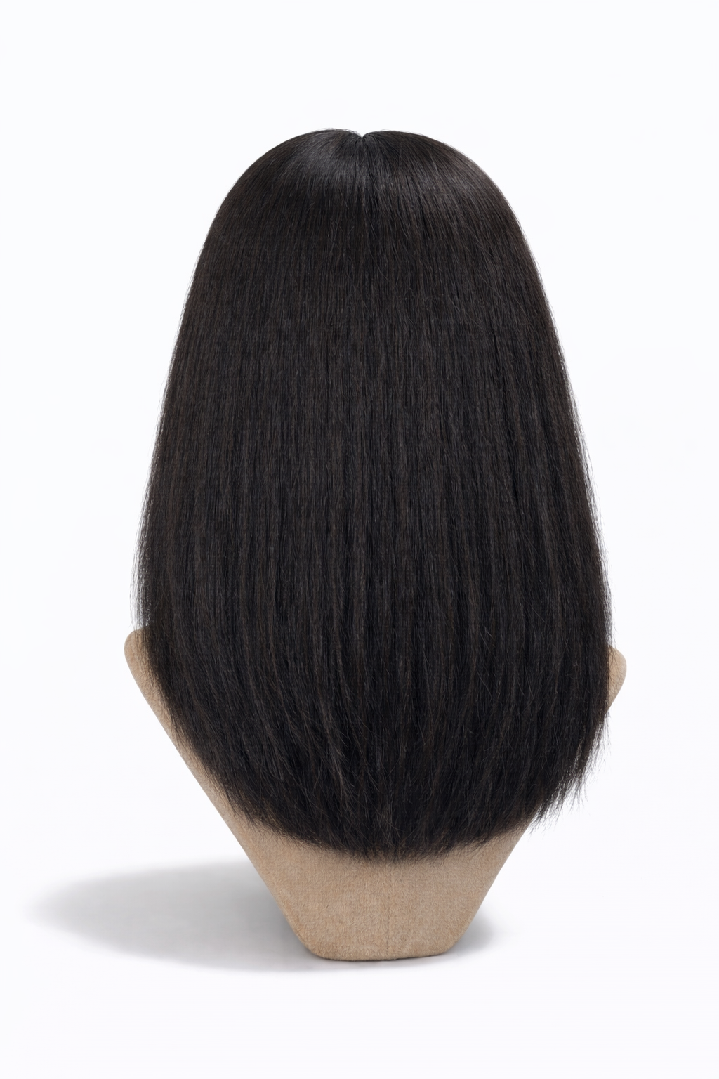 Transparent lace closure 4x4 Virgin Yaki Fringe Glueless Wig