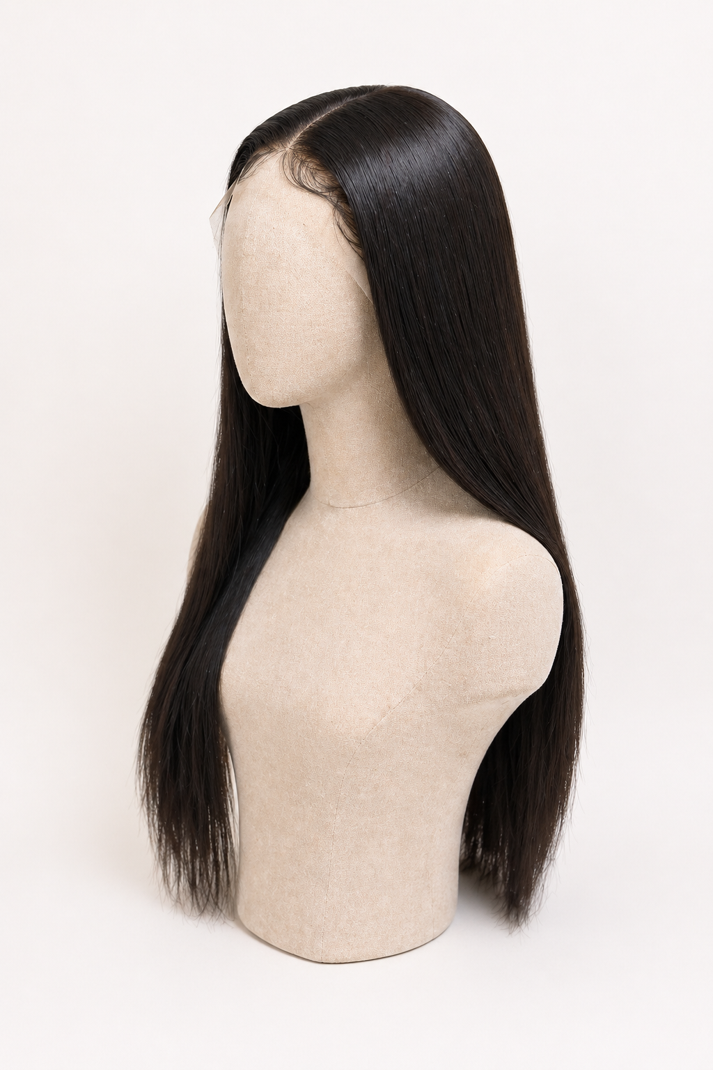 Straight Virgin Hair Natural 1b Colour Hd Lace Frontal Wig 13x6