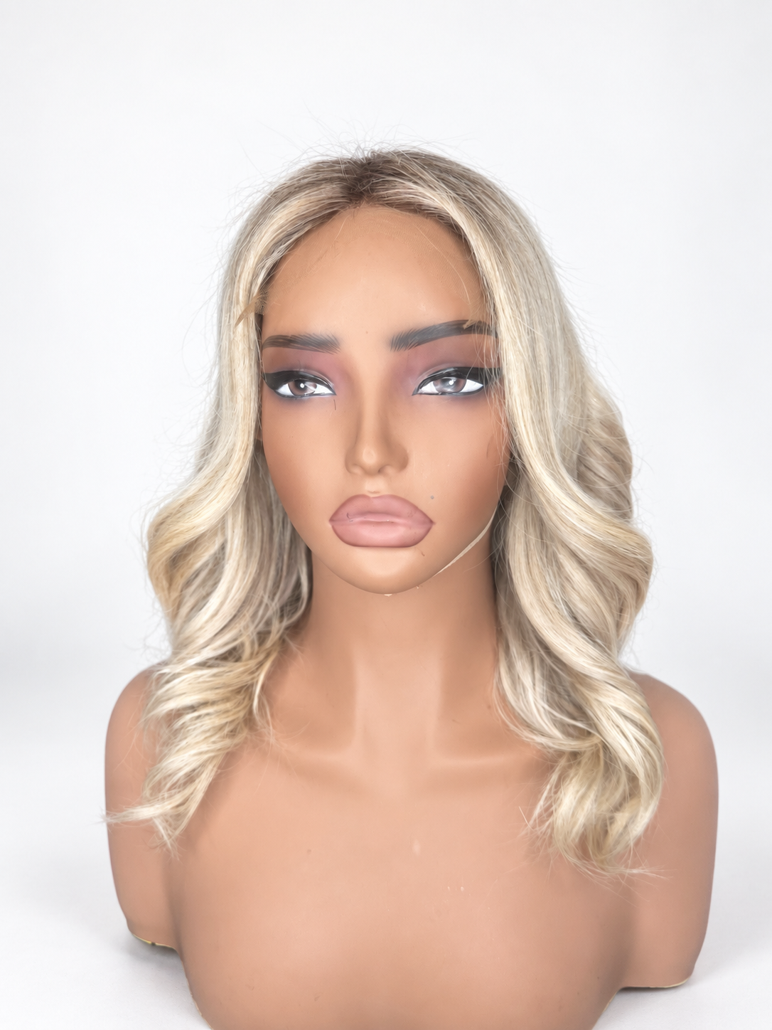 Ash Blonde Virgin Hair 5x5 HD Lace Closure Wig