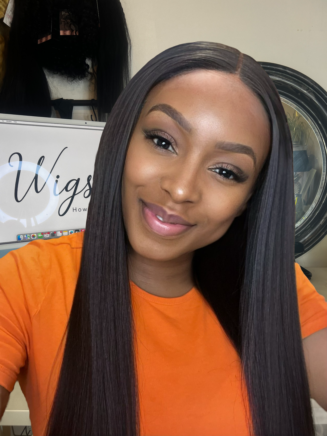 Lovenia 4x4 transparent lace closure wig