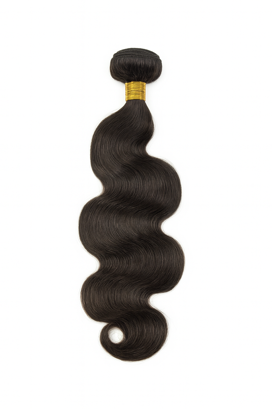 Raw body wave weft hair