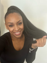 Load image into Gallery viewer, Nicole - synthetic kinky straight ponytail